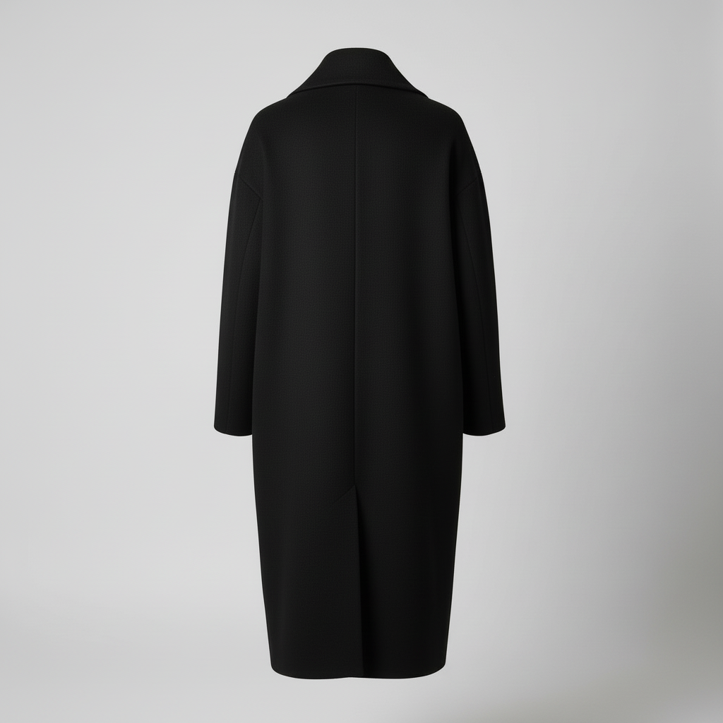Back view coat on front view background